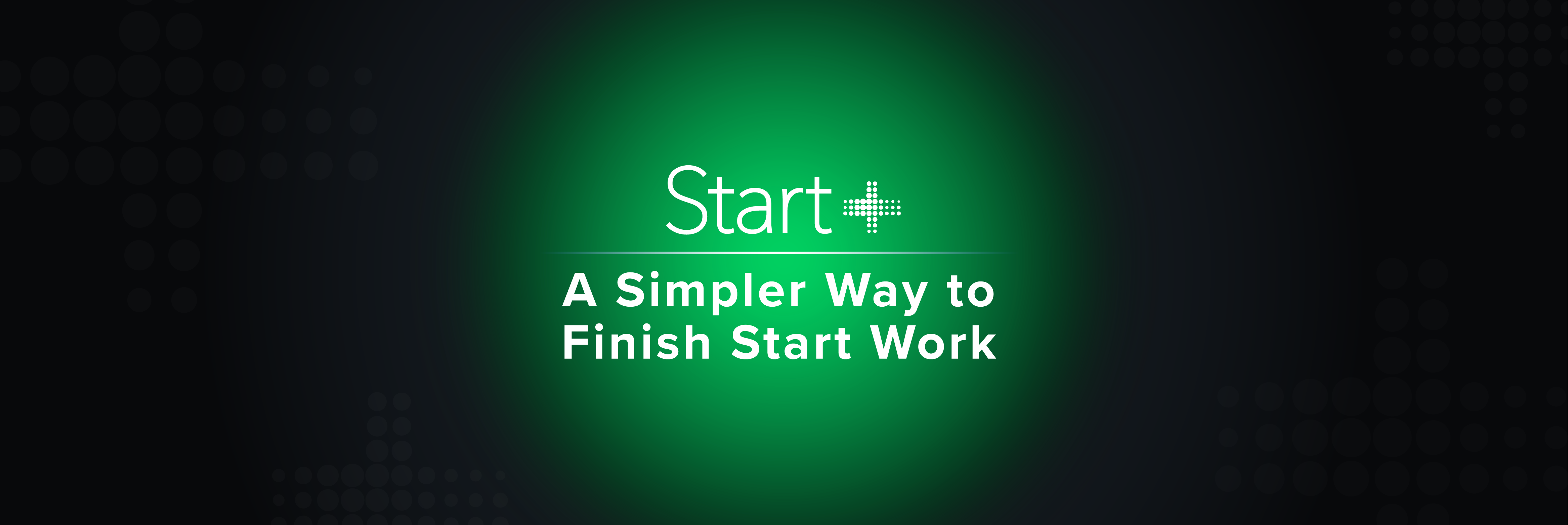 green graphic highlighting the Start+ onboarding crew solution from Cast & Crew